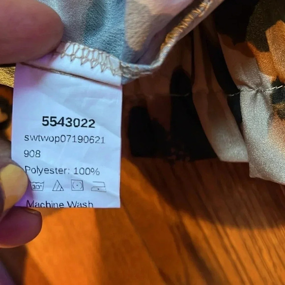 SHEIN leopard  print chiffon high waisted shorts Sz 3XL - Picture 11 of 14